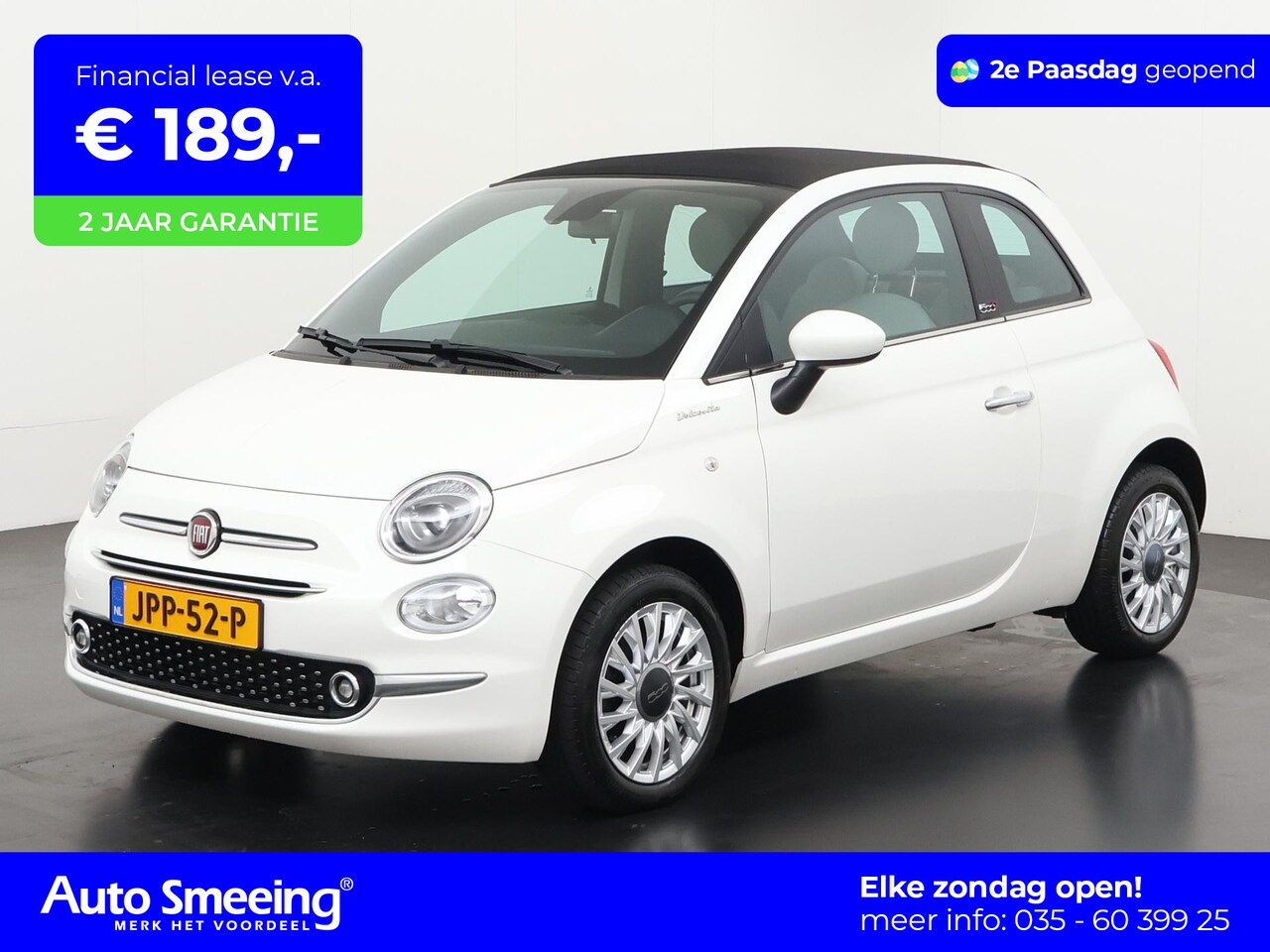 Fiat 500 C - 1.0 Hybrid Dolcevita | Apple/Android Carplay | Parkeersensor | Lichtmetalen Velgen | Zonda - AutoWereld.nl