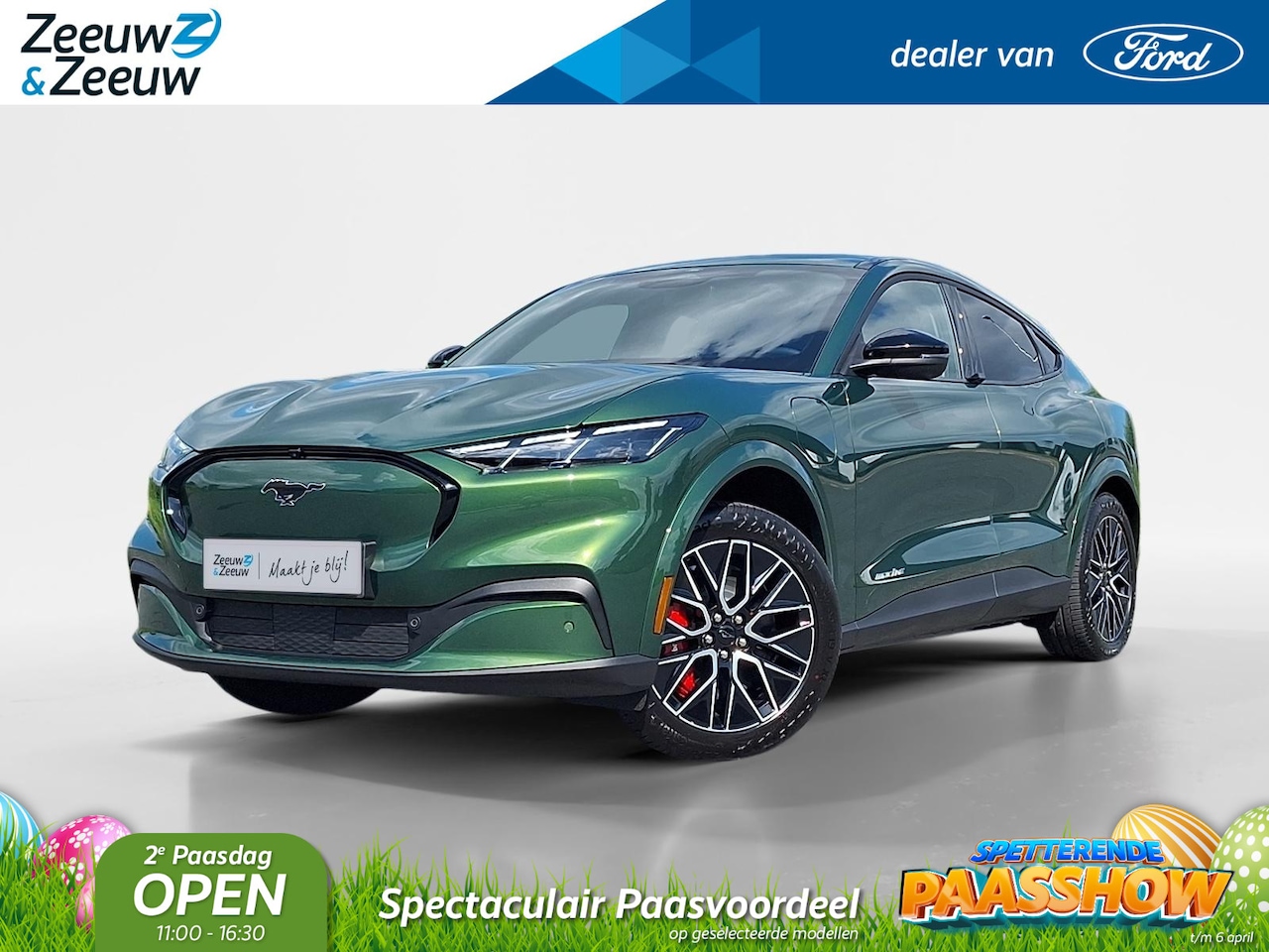 Ford Mustang Mach-E - Extended Premium RWD 88 kWh | Technology Pack + | B&O Audio | El. Vert. Bestuurdersstoel+M - AutoWereld.nl