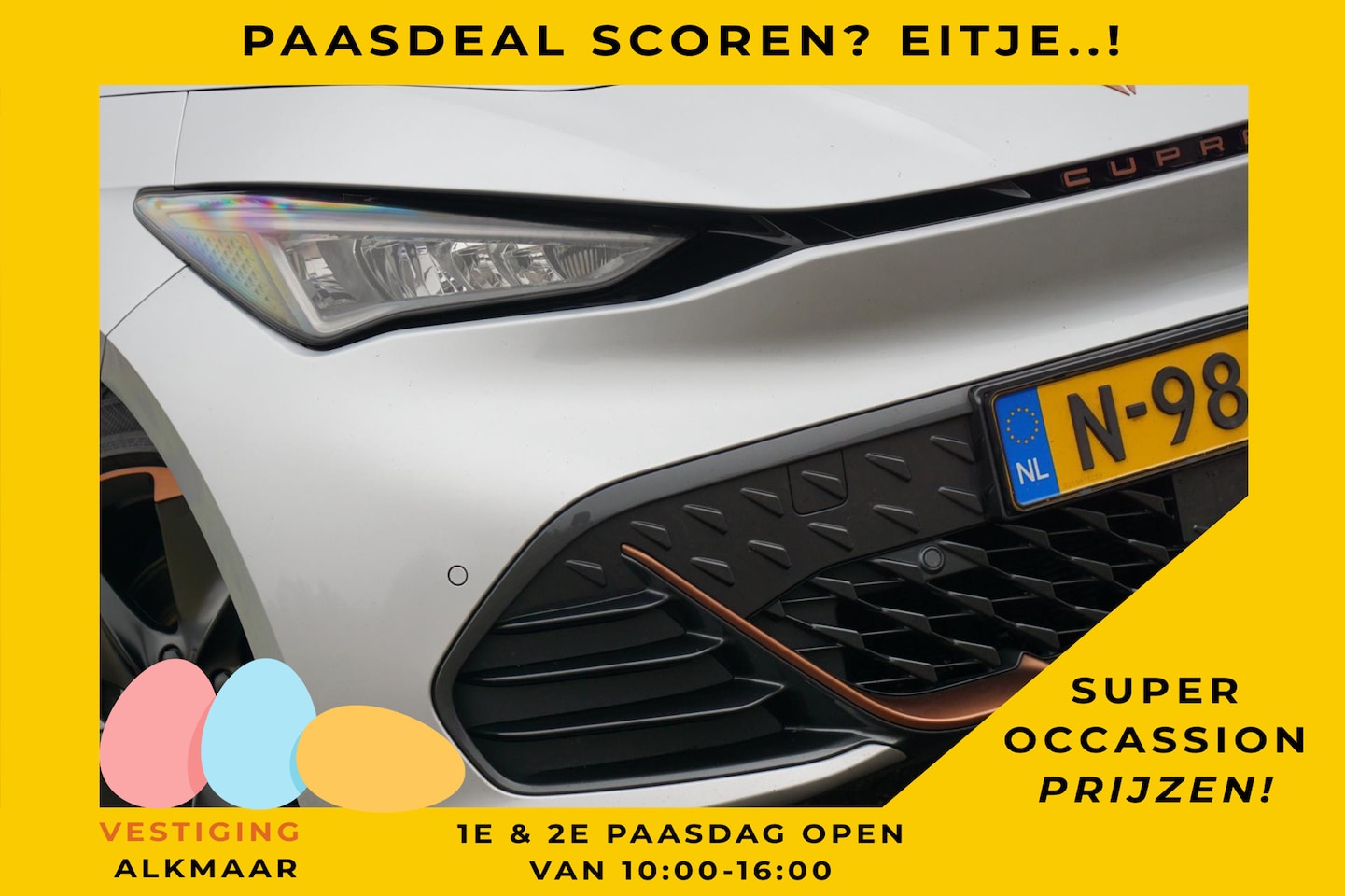 CUPRA Born - Adrenaline One - Geyser Silver - Carplay/Drive Assist/Camera - AutoWereld.nl