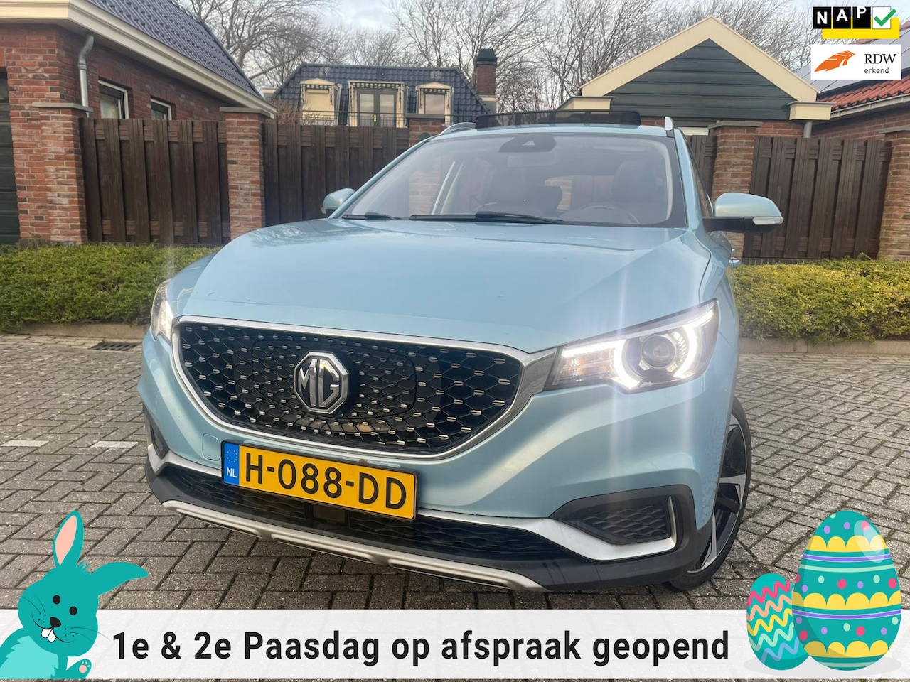 MG ZS - Luxury 45 kWh PANO DAK CRUISE CLIMA PDC 94,8 SOH - AutoWereld.nl