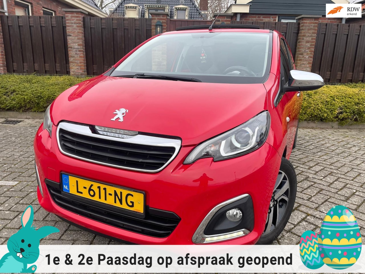 Peugeot 108 - 1.2 Puretech Allure 82pk CABRIO TOP - AutoWereld.nl