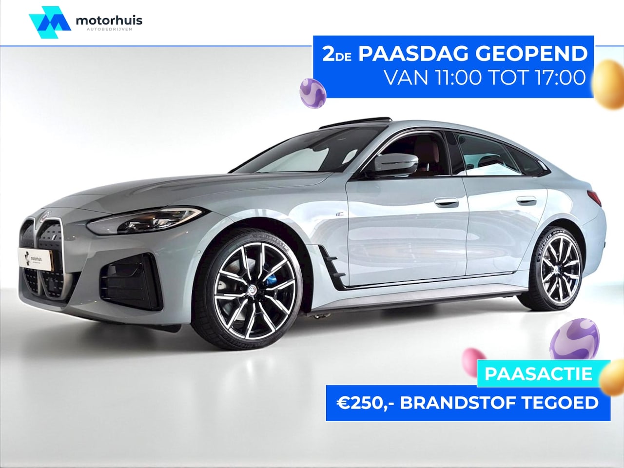 BMW i4 - (g26) BEV eDrive40 340pk 84kWh SOH 100% LED LEDER PANO CAMERA M-SPORT - AutoWereld.nl