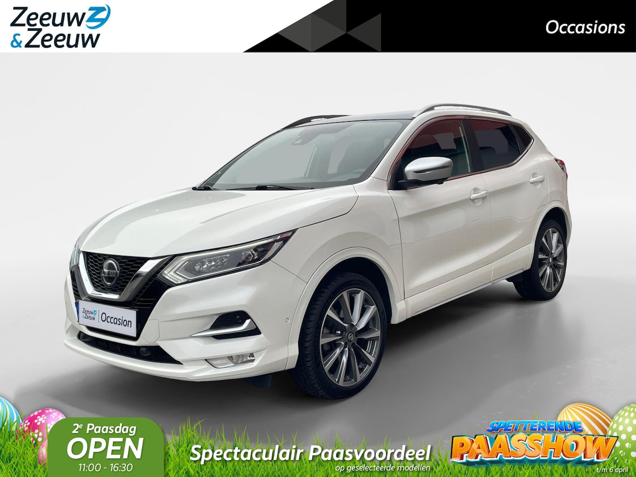 Nissan Qashqai - 1.3 DIG-T Tekna Plus 158PK | Trekhaak | Leder | 360 graden camera | Dealeronderhouden | BO - AutoWereld.nl