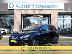 Nissan Qashqai - 1.2 Tekna CARPLAY STOELVERW. 360-CAMERA DAB HALFLEER 19"LMV NAVI CRUISE 2xPDC CLIMA ENZ