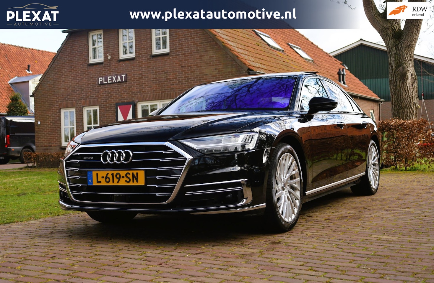 Audi A8 - 55 TFSI quattro Pro Line Plus Aut. | 6-Cillinder | Adaptieve Cruise | Dodehoekbewaking | R - AutoWereld.nl