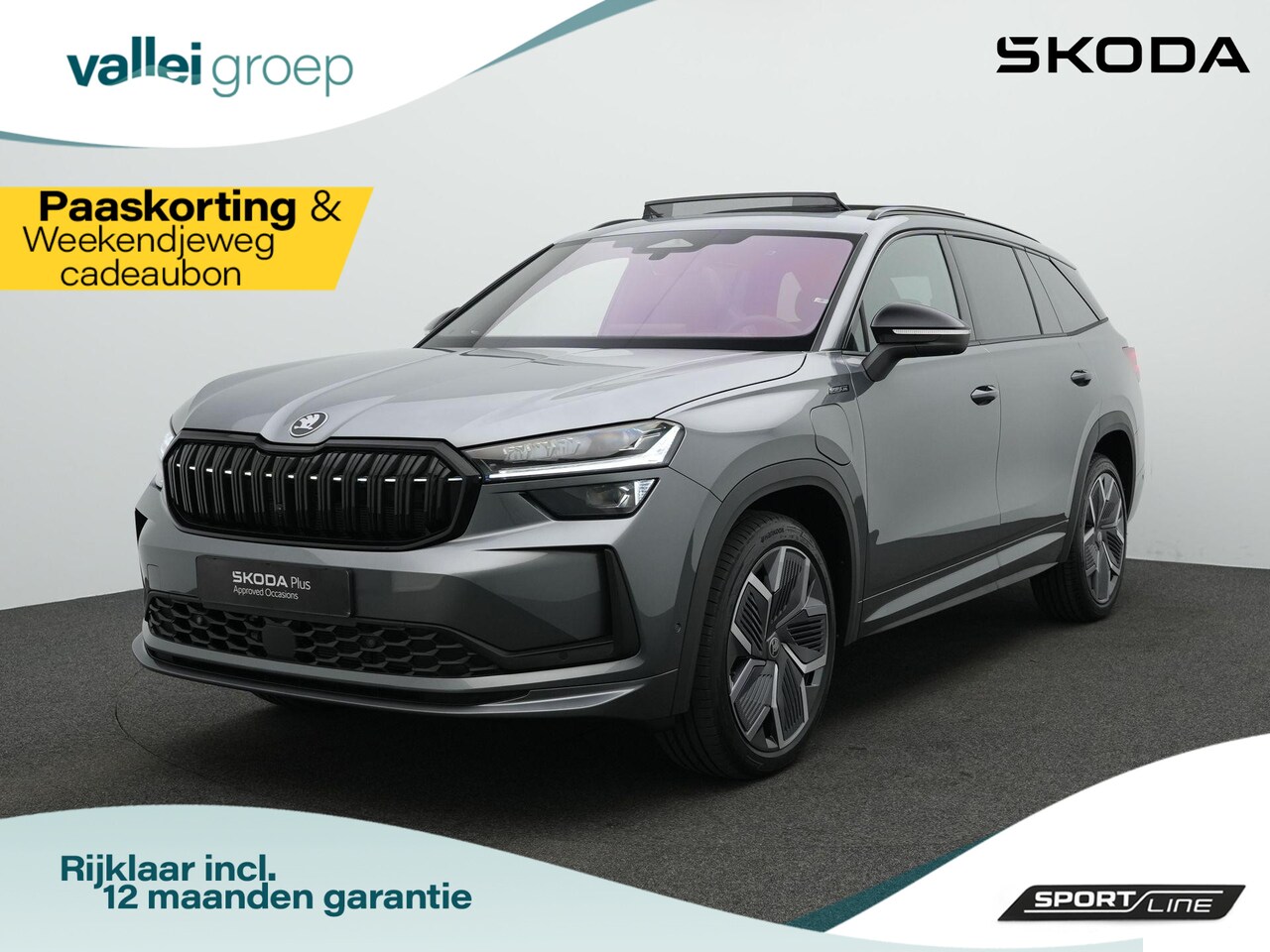 Skoda Kodiaq - 1.5 TSI iV 204 pk DSG Sportline | Panoramadak | Geheugenstoelen | Adaptief onderstel | Hea - AutoWereld.nl