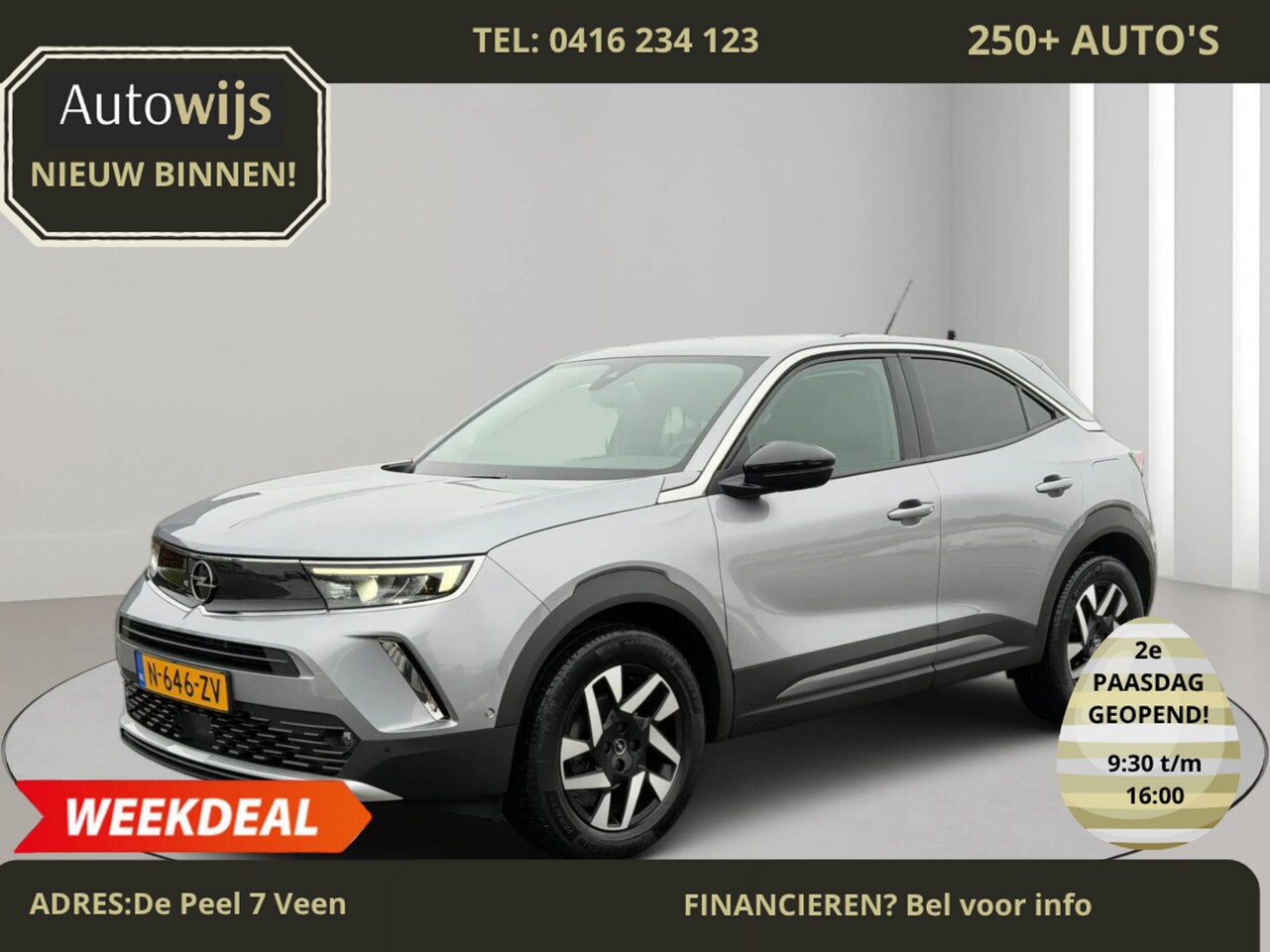 Opel Mokka - 1.2 Turbo GS Line|131PK|TREKHAAK|LED|AUT|360CAM|CLIMA - AutoWereld.nl