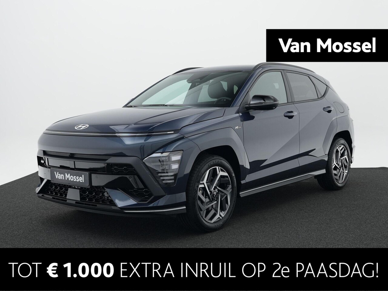 Hyundai Kona - 1.6 GDI HEV N Line | Stoelverwarming | Stoelverkoeling | Bose Audio | 360 Camera | Stuurve - AutoWereld.nl