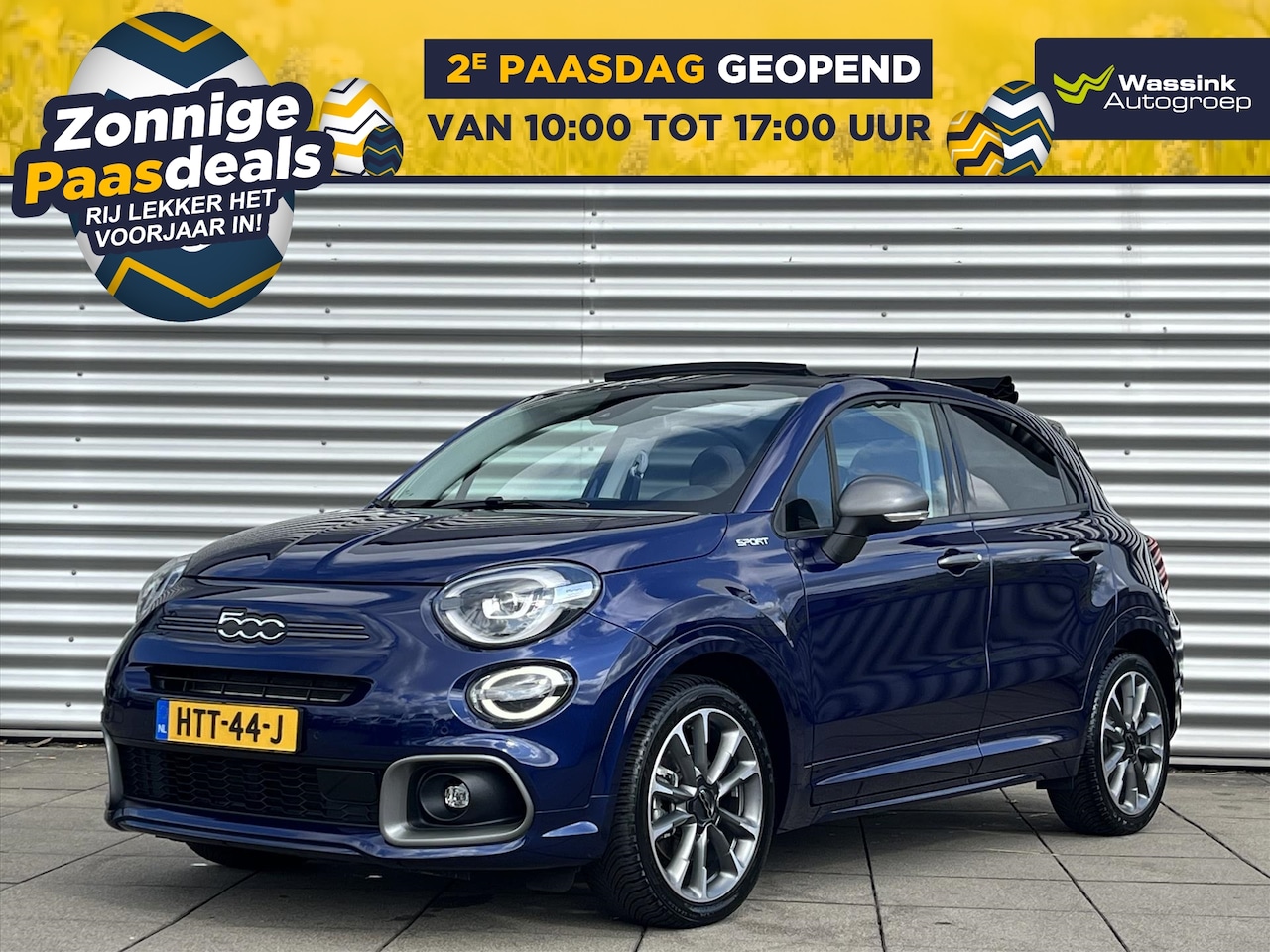 Fiat 500 X - 1.5 Hybrid 130pk DCT Automaat Sport Schuifdak/Cabrio | Navigatie | Camera - AutoWereld.nl