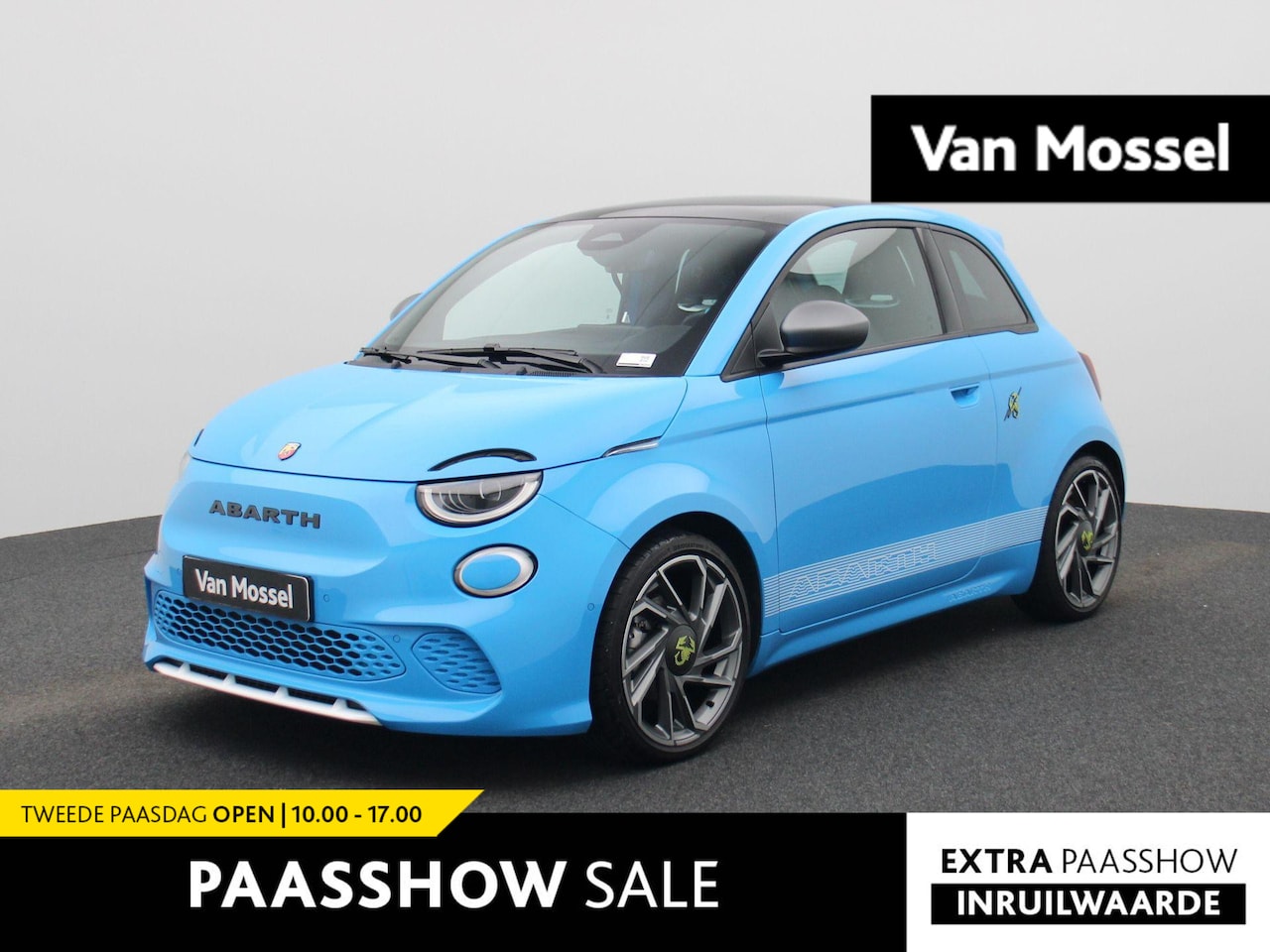 Fiat 500 Abarth - Scorpionissima 42 kWh | Sportstoelen | NAVI | Parkeersensoren Voor + Achter | Camera | - AutoWereld.nl