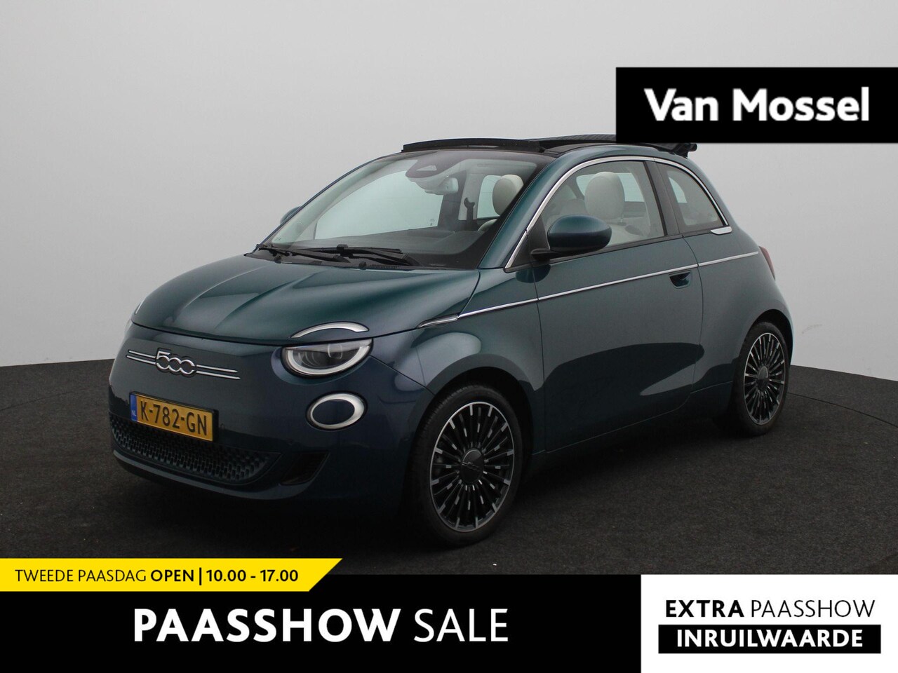 Fiat 500 C - La Prima 42 kWh | Apple Carplay | Navigatie | Camera | Climate control | - AutoWereld.nl