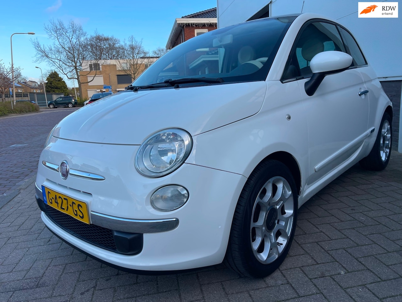 Fiat 500 - 1.2 Pop/Panoramdak/Leder/Airco/Elek-pakket - AutoWereld.nl
