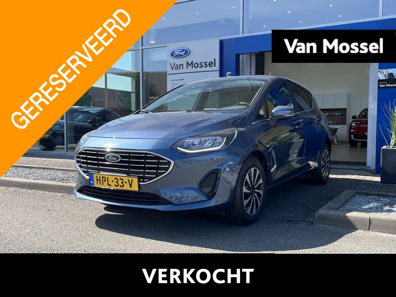 Ford Fiesta - 1.0 EcoBoost Hybrid Titanium | Climate Control | Cruise Control | Parkeersensoren Achter | - AutoWereld.nl