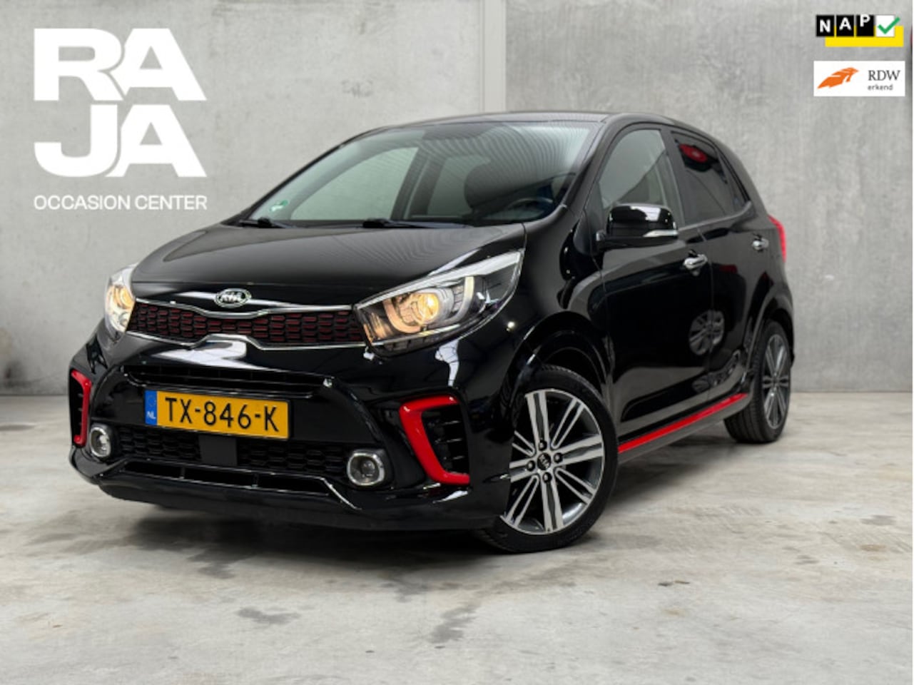 Kia Picanto - 1.0 T-GDI GT-Line CARPLAY CLIMA LEDER KEYLESS DEALERONDERHOUDEN FULL OPTION - AutoWereld.nl