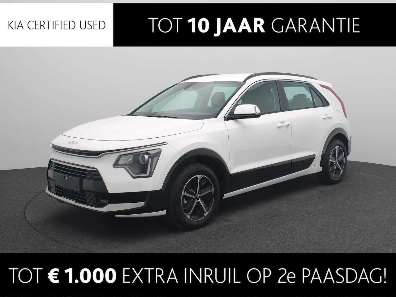 Kia Niro - 1.6 GDi Hybrid DynamicLine Navigatie | Climate Control | LM | Camera | Parkeersensoren | D - AutoWereld.nl