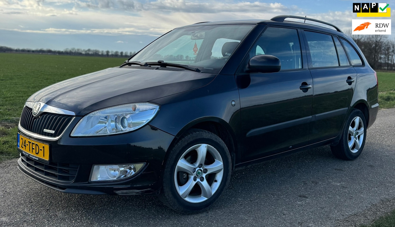 Skoda Fabia Combi - 1.2 TDI Greenline|trekhaak|airco| - AutoWereld.nl
