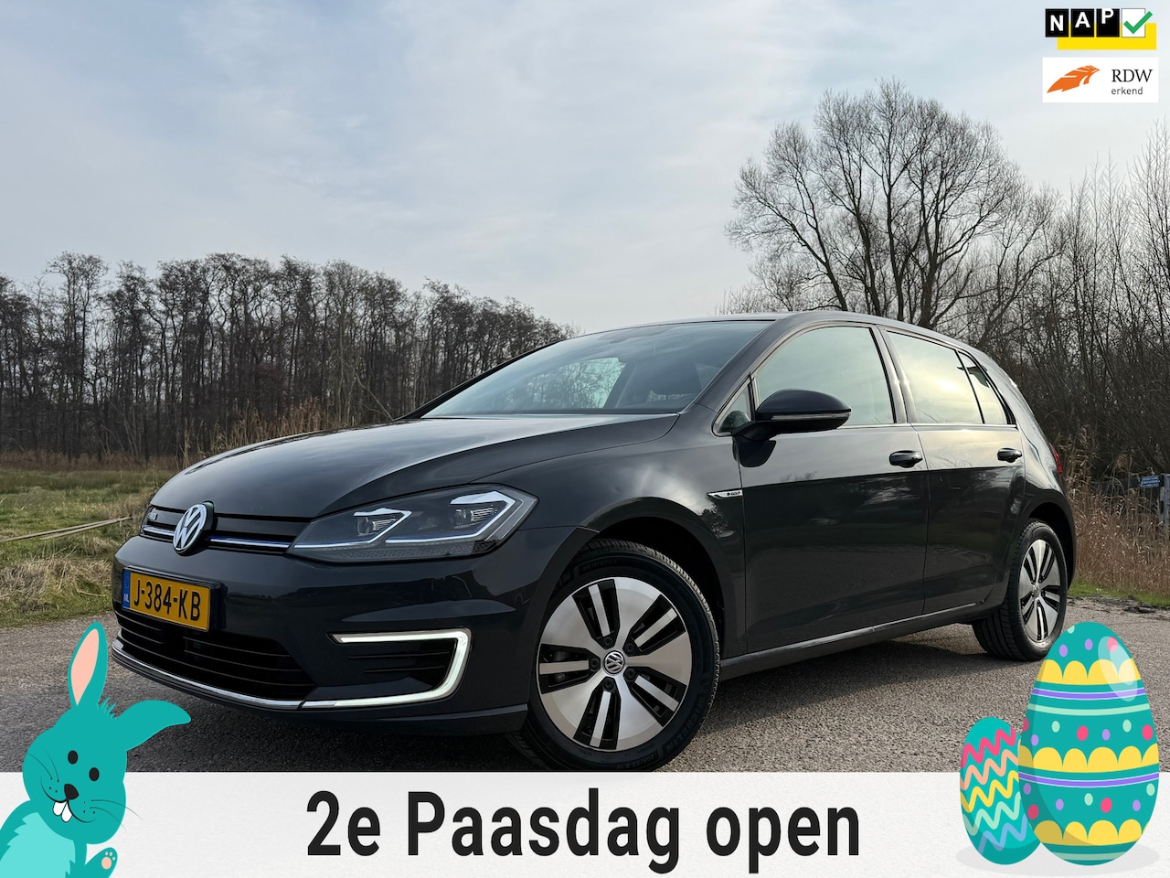Volkswagen e-Golf - E-DITION Automaat / Apple CarPlay/Android Auto / Clima / Navi / 16" Velgen / PDC / Cruise - AutoWereld.nl