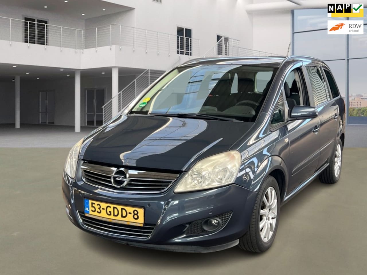 Opel Zafira - 1.6 Temptation 7P 2008-Navi-Airco-Cruise-Velgen - AutoWereld.nl