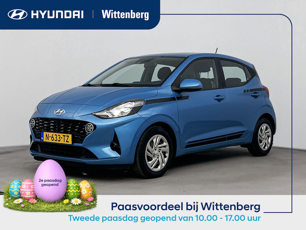 Hyundai i10 - 1.0 COMFORT 5-ZITS | NAVI via APPLE CAR PLAY & ANDROID AUTO | CRUISE | AIRCO | ELEKTRISCHE - AutoWereld.nl