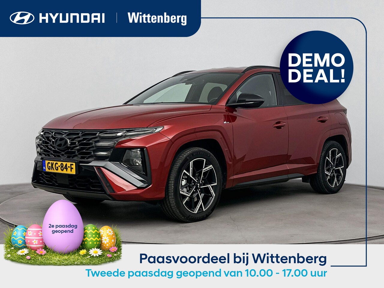 Hyundai Tucson - 1.6 T-GDI PHEV N Line Edition | Trekhaak | 19" Lm-wielen | Stoel + stuurverwarming | BTW a - AutoWereld.nl