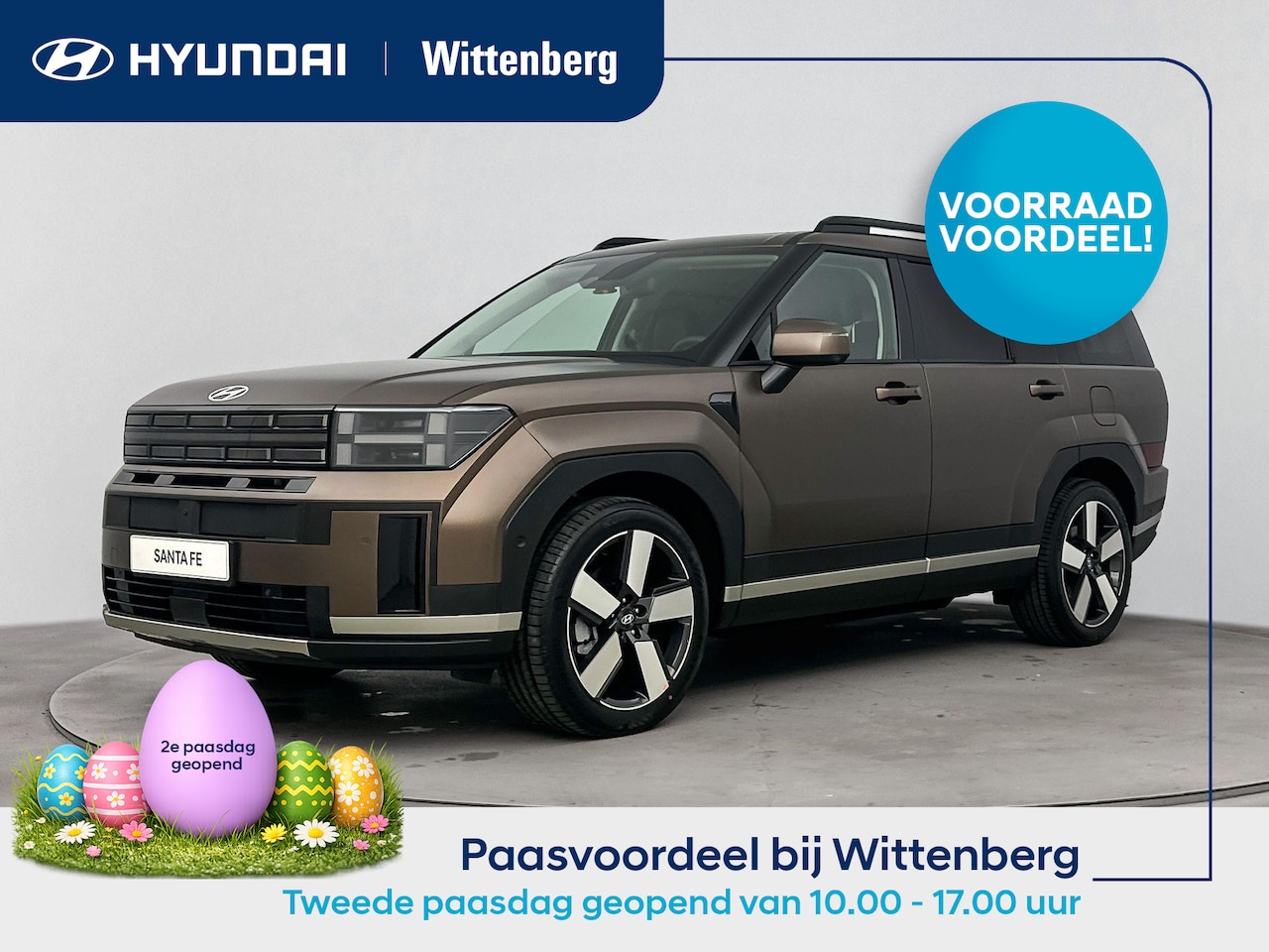 Hyundai Santa Fe - 1.6 T-GDI HEV Premium Sky 7p. | Nieuw | Direct leverbaar! | Panoramadak | Leer | Stoel + s - AutoWereld.nl