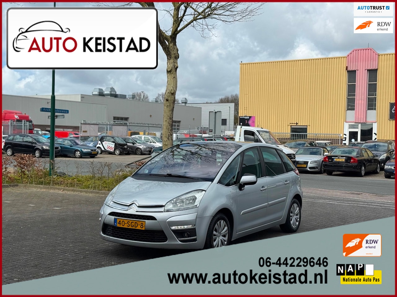 Citroën C4 Picasso - 1.6 THP AUTOMAAT PANORAMA CLIMA/NAVI/LED! NETTE STAAT! - AutoWereld.nl
