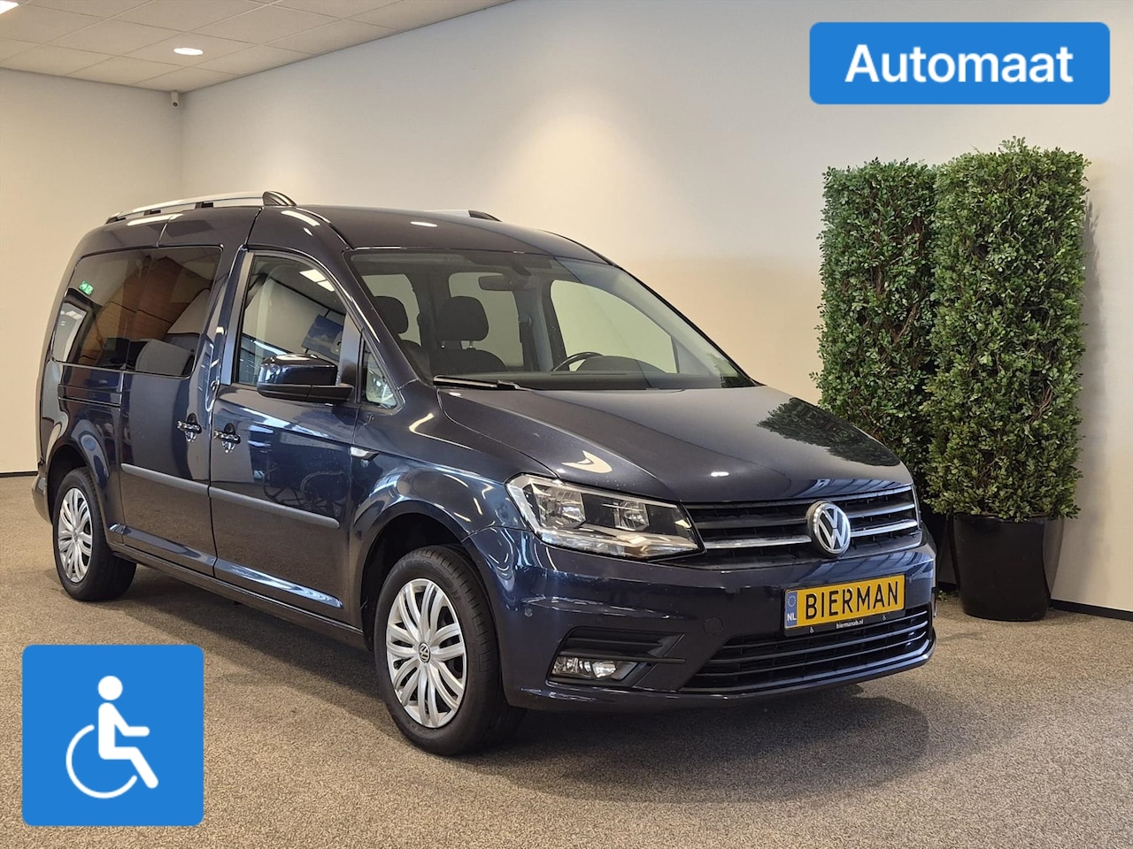 Volkswagen Caddy Maxi - Rolstoelauto Automaat 5+1 of 7+0 (ombouw nieuw) - AutoWereld.nl