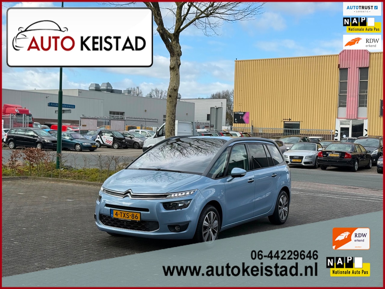 Citroën Grand C4 Picasso - 1.6 THP 156PK 7-PERSOONS CAMERA/NAVIGATIE/LED! NETTE STAAT! - AutoWereld.nl