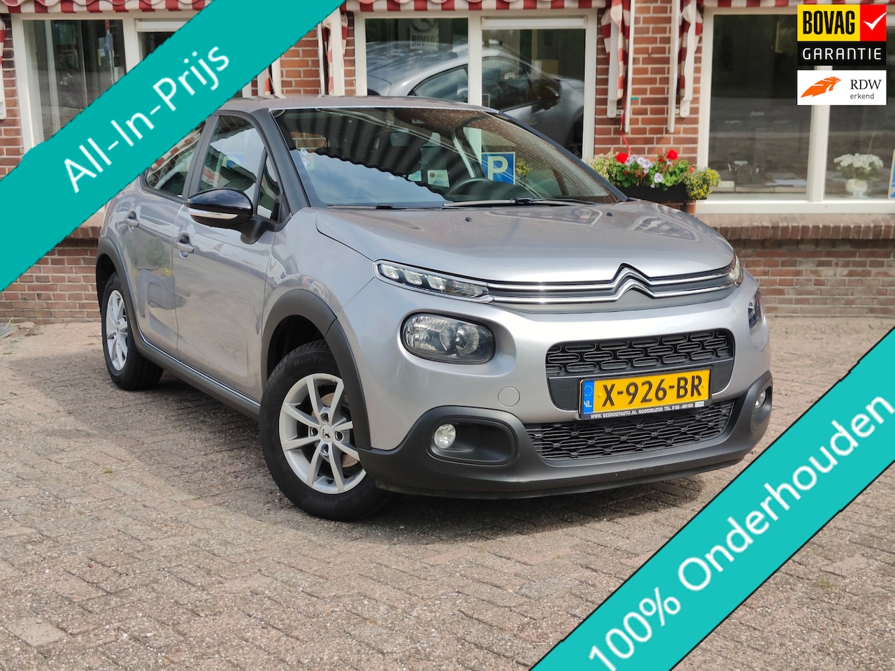Citroën C3 - 1.2 PureTech S&S Live Cruise pdc Airco LMV - RIJKLAAR - - AutoWereld.nl