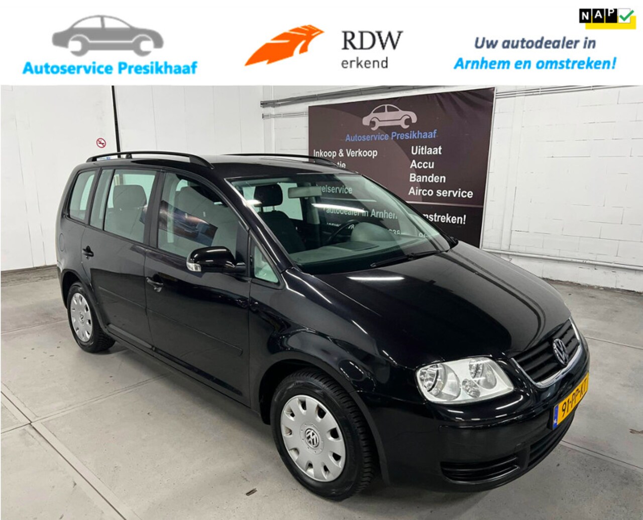 Volkswagen Touran - 1.6-16V FSI Turijn AIRCO / NAP / TREKHAAK - AutoWereld.nl