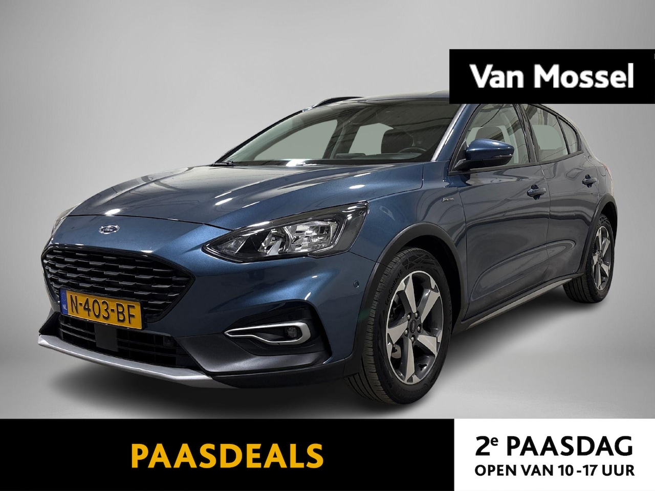 Ford Focus - 1.0 EcoBoost Active Business Adapt. Cruise | Trekhaak | HUD | Winterpack | Camera - AutoWereld.nl