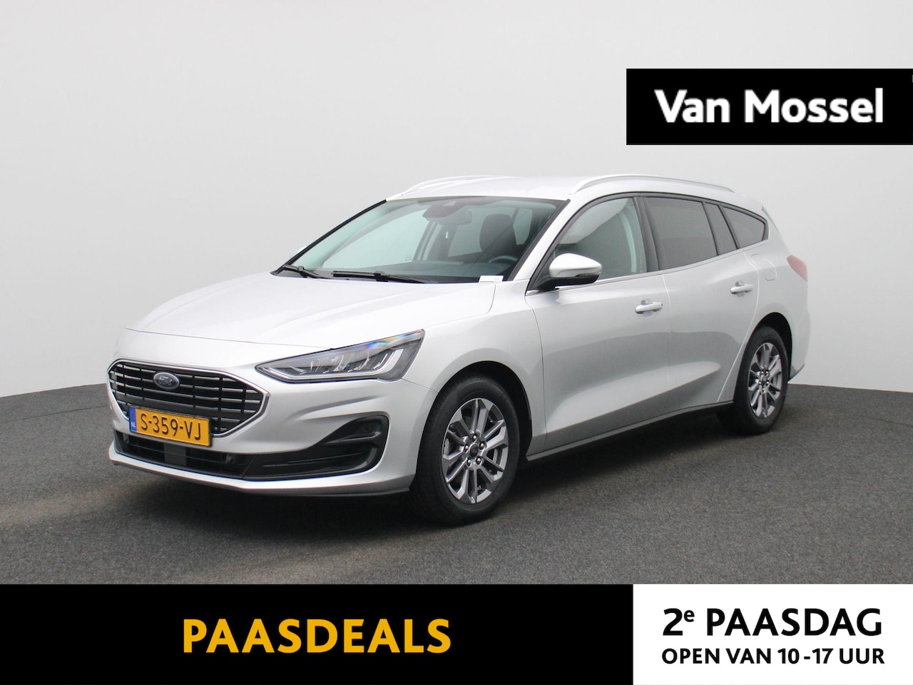 Ford Focus Wagon - 1.0 EcoBoost Hybrid Titanium | Cruise Control | Navigatie | Parkeersensoren Voor + Achter - AutoWereld.nl