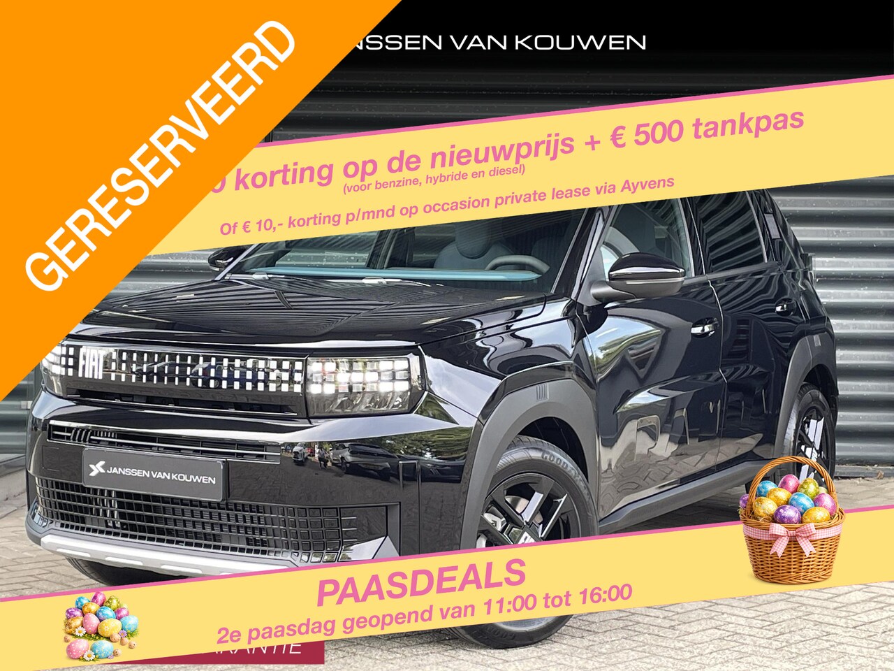 Fiat Grande Panda - 1.2 Hybrid ICON Nieuw/ 6+2 jr Garantie/ Zeer Compleet/ - AutoWereld.nl