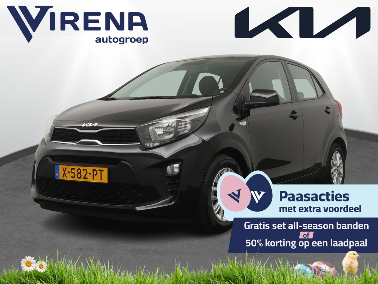 Kia Picanto - 1.0 DPi DynamicLine Automaat - Achteruitrij camera - Apple Carplay/Android Auto - Cruise c - AutoWereld.nl