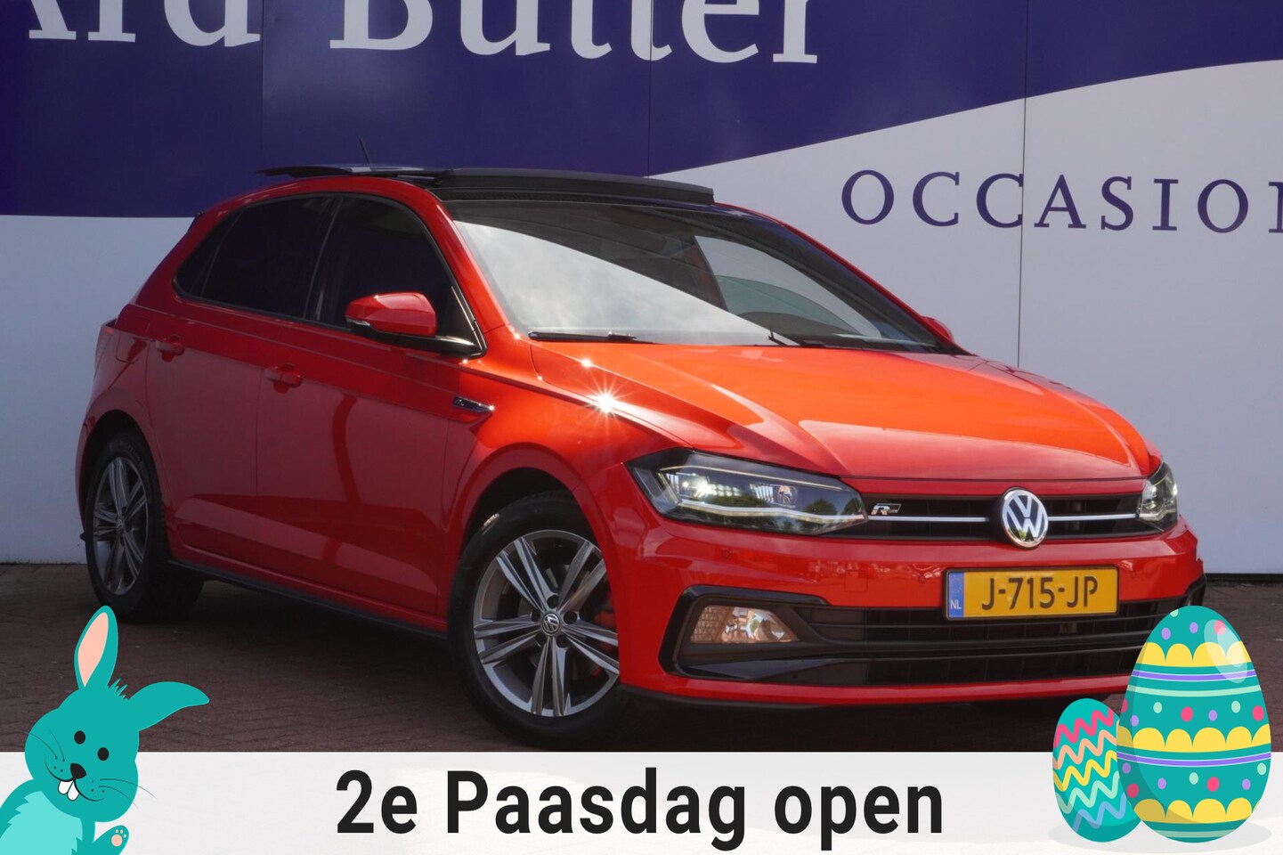 Volkswagen Polo - 1.5 TSI Highline 3X R Line 150PK / 1EIG / ORIG-NL / Pano-dak / Camera / Virtual / = SUPER - AutoWereld.nl