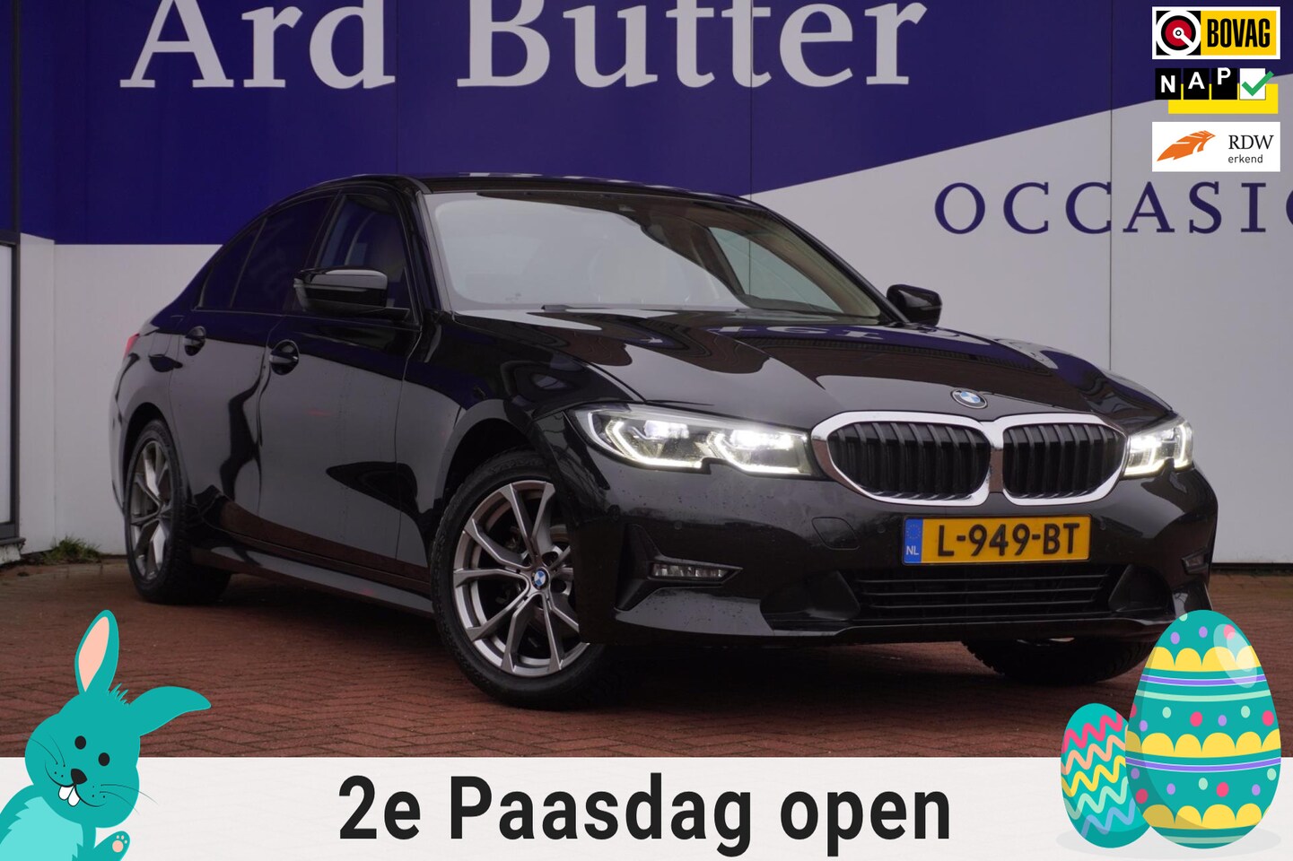 BMW 3-serie - 318i High Executive+Vitrual+Volleder+Stoel-verw+laser-LED+elek-trekhaak+Privacy-Glass= ORI - AutoWereld.nl
