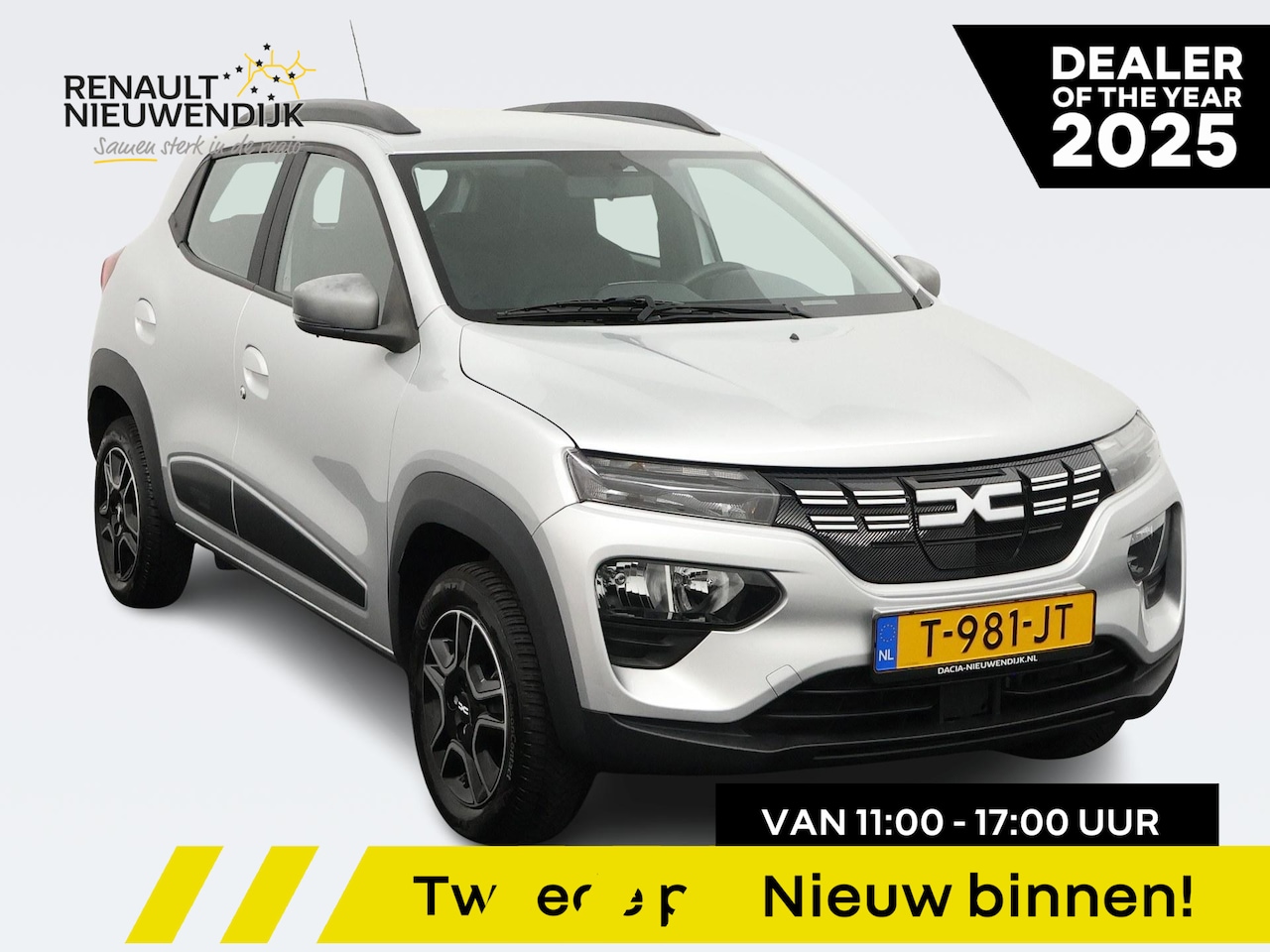 Dacia Spring - Expression 27 kWh / 1E EIGENAAR / ACHTERUITRIJCAMERA / NAVIGATIE / AIRCO / - AutoWereld.nl