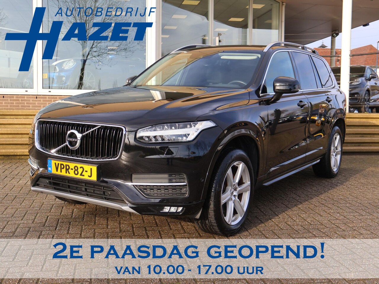 Volvo XC90 - 2.0 T5 AWD 254 PK AUT. BENZINE GRIJS KENTEKEN VAN + WEGKL. TREKHAAK | ADAPTIVE CRUISE | LE - AutoWereld.nl