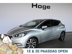 Nissan Micra - 1.0 IG-T N-Connecta Clima Navigatie LED Goed Onderhouden Inruil Mogelijk