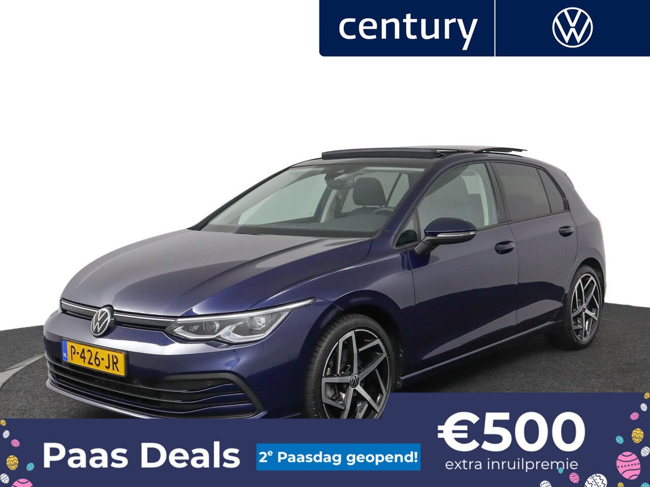 Volkswagen Golf - 1.0 eTSI 110Pk Automaat Life Business / Panoramadak / Clima / Led - AutoWereld.nl