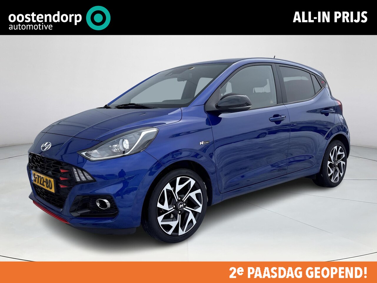 Hyundai i10 - 1.0 T-GDI N Line 5-zits GEEN AFLEVERKOSTEN | Climate Control | Navigatiesysteem | Parkeers - AutoWereld.nl