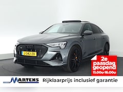 Audi e-tron Sportback - 55 408pk quattro S edition 95 kWh SOH 93% Camera B&O Luchtvering Memory Panoramadak Virtua