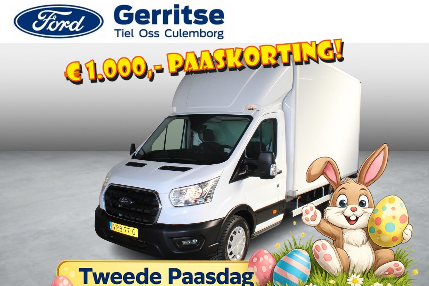 Ford Transit - 350 2.0 TDCI L4H1 Trend Chassis Cabine Bakwagen automaat met o.a BÄR elektrische achterkle - AutoWereld.nl