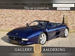 Ferrari F 355 - Spider F1 "15.000 kilometers" Stunning Blu Tour de France exterior with matching blue leat