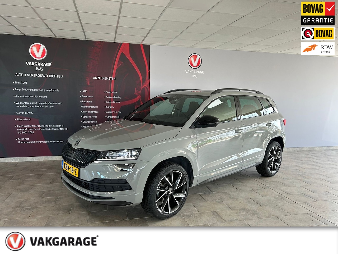 Skoda Karoq - 1.5 TSI ACT Sportline Business incl. afl beurt en Garantie. - AutoWereld.nl