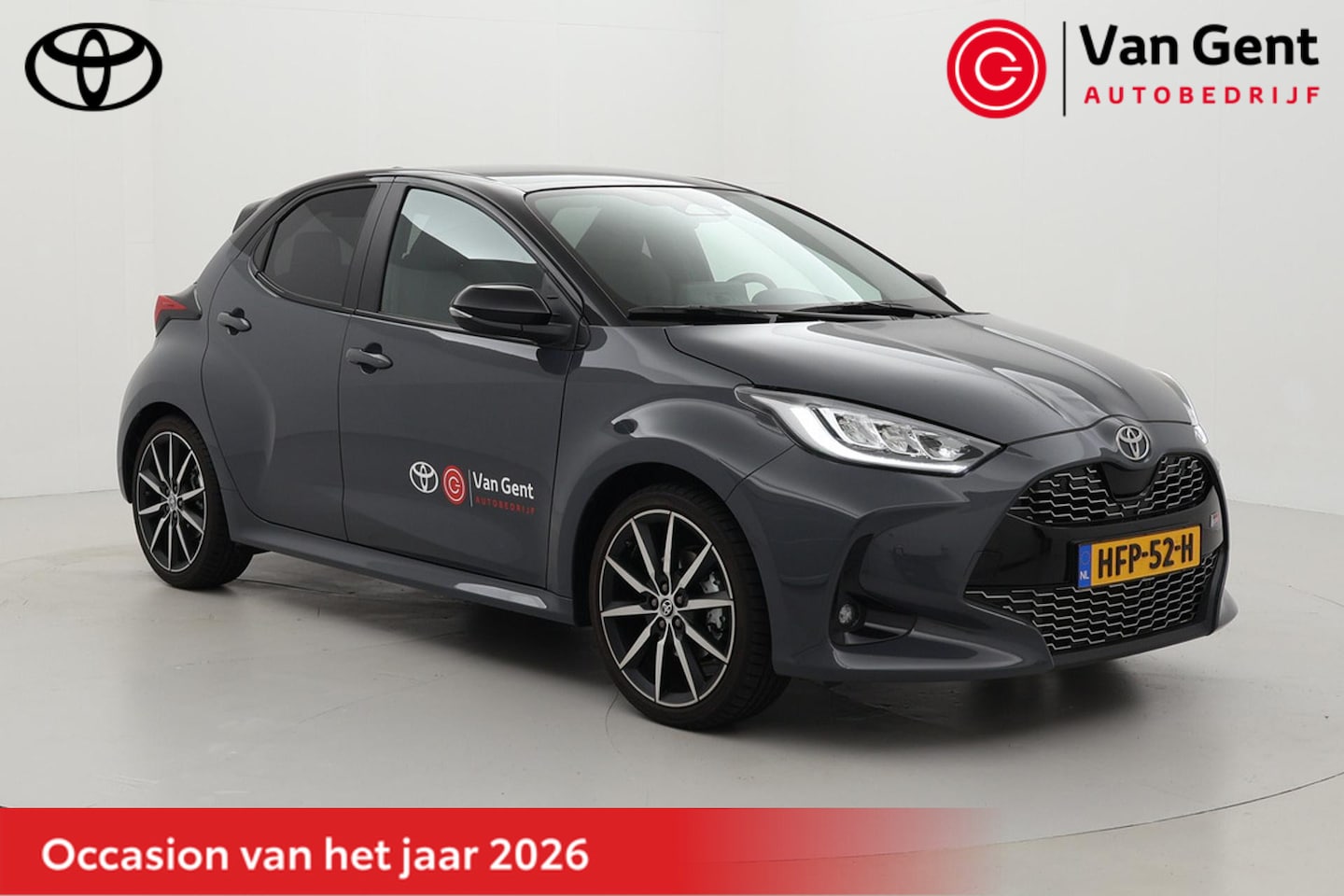 Toyota Yaris - 1.5 Hybrid 130 GR SPORT | Panoramadak | Navigatie | Dodehoek detectie | JBL | Stoel-/stuur - AutoWereld.nl