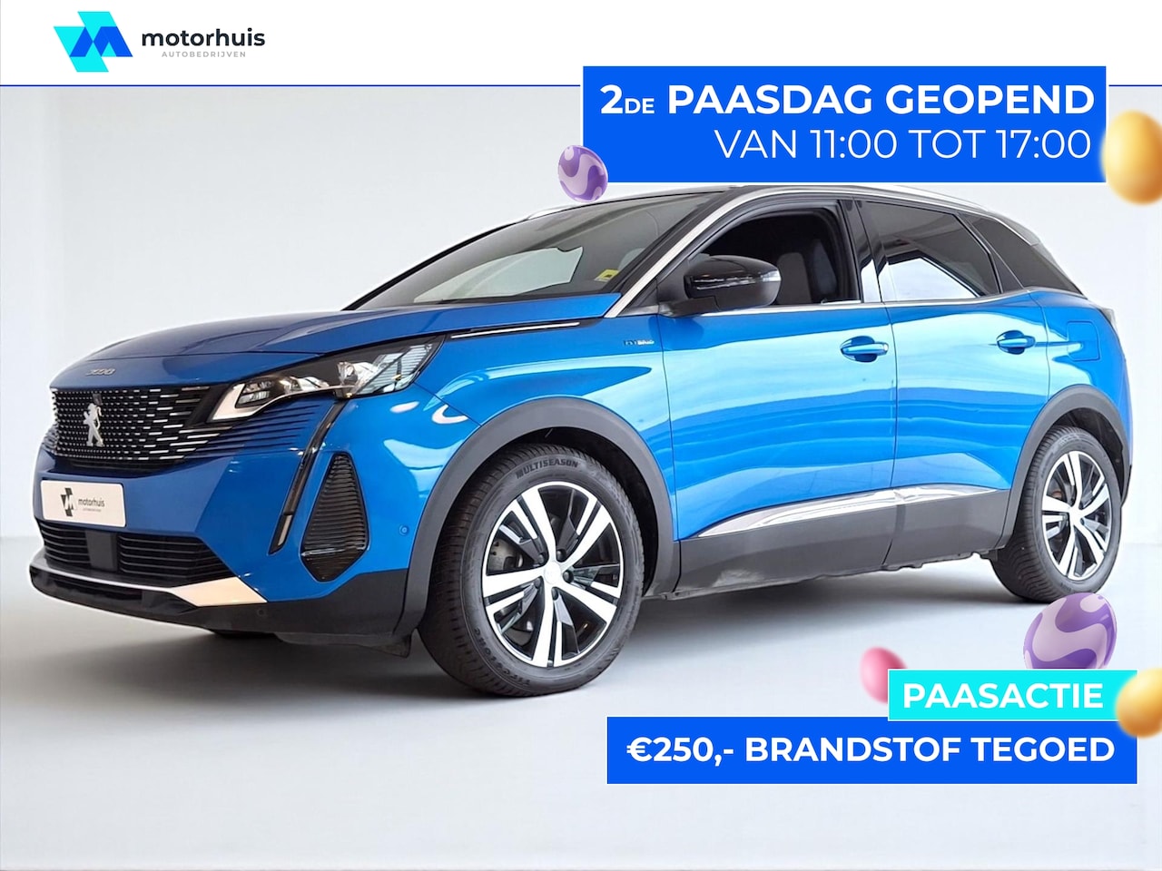 Peugeot 3008 - HYbrid 225pk GT-Line AUTOMAAT LED NAVI CAMERA - AutoWereld.nl