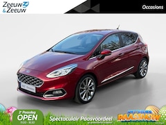 Ford Fiesta - 1.0 EcoBoost Hybrid Vignale | LEDER | NAVI | STOEL/STUUR VERWARMING | TREKHAAK | 1 JAAR GA