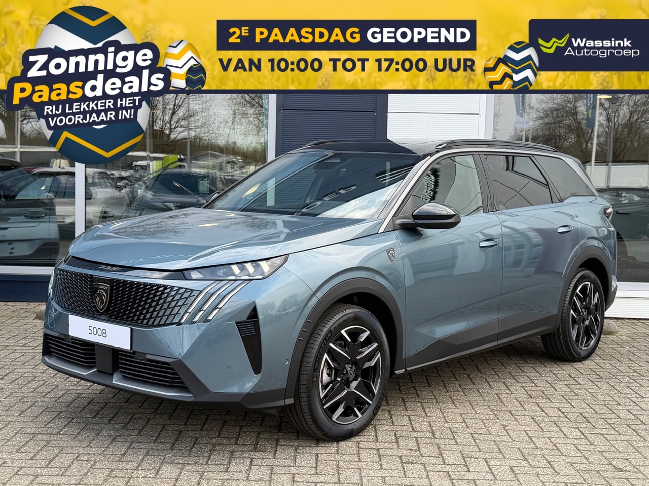 Peugeot 5008 - New GT Hybrid 145 e-DCS 7-zits | Navigatie | Alcantara interieur | Climate control | Trekh - AutoWereld.nl