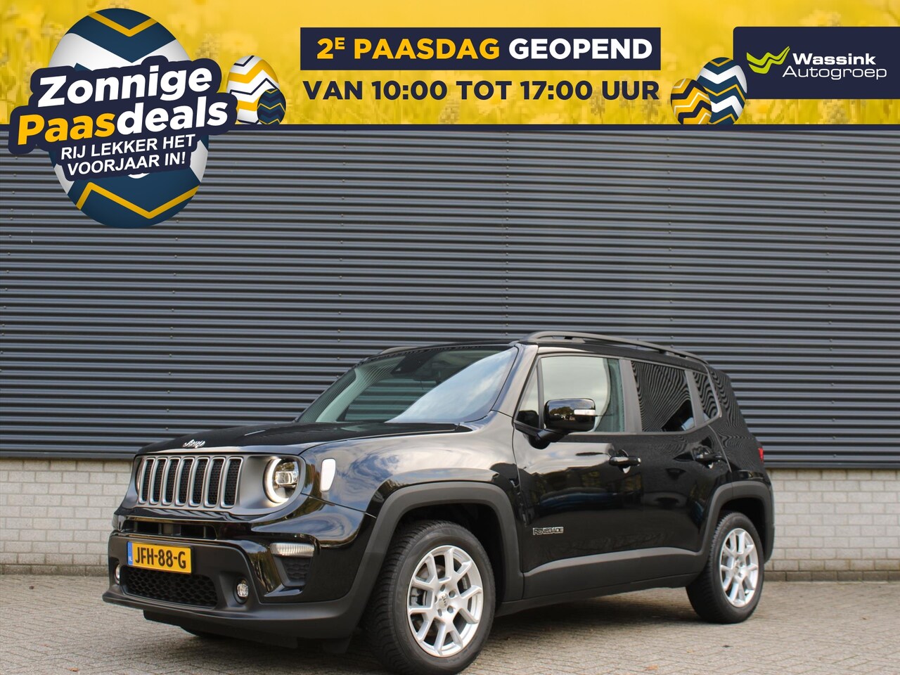 Jeep Renegade - Altitude 1.5T e-Hybrid 130pk I Automaat I Navigatie I Parkeersensoren I Adaptive Cruise Co - AutoWereld.nl